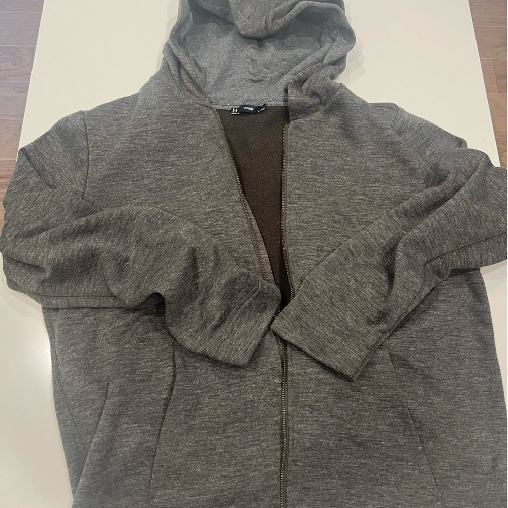 Vince  zip up hoodie